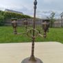 Vintage Brass Candlestick Peerage England Image 9