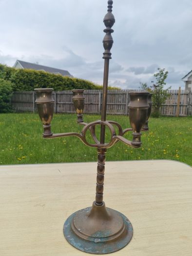 Vintage Brass Candlestick Peerage England
