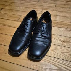ECCO Men's Black Leather Shoes | Size UK 11.5 / EU 46 | Formal/Office
