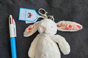 Jellycat Blossom Cream Bunny 'Berry' Bag Charm