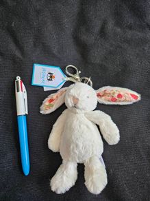 Jellycat Blossom Cream Bunny 'Berry' Bag Charm