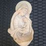 Vintage Italian Madonna and Child wall-hanging Holy water Font Image 3