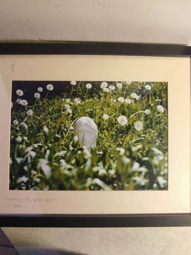 John lennon framed print watching the grass grow NIC 2010 limited edition 3 /500 42.5 x 33 cm.