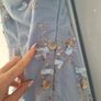 Oh Polly embellished Corset Mini Dress in Sky Blue Image 4