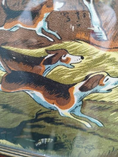 Vintage Framed Hunt Image