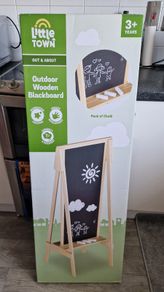 Wooden blackboard