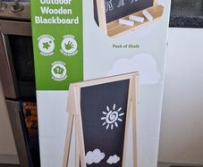 Wooden blackboard