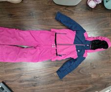 ski outfit and boots