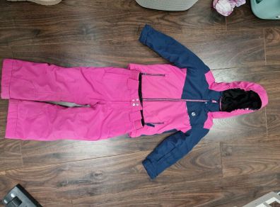 ski outfit and boots