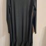 Shein Black Maxi Dress with ruffle at the end. Image 2