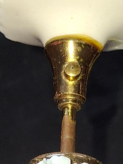 Beautiful Old French Floral Porcelain Perfume Atomizer, Postage Available or Collection