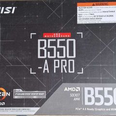 Msi B550 A-pro Atx Motherboard Am4