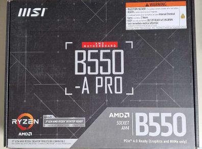 Msi B550 A-pro Atx Motherboard Am4