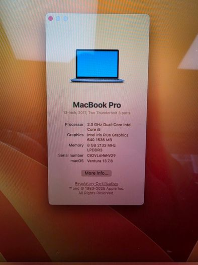 Macbook Pro 2017 for Sale!