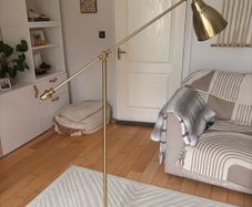 Brass floor lamp - ikea