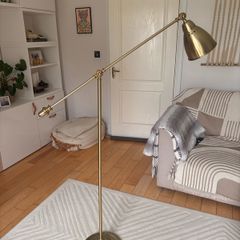 Brass floor lamp - ikea