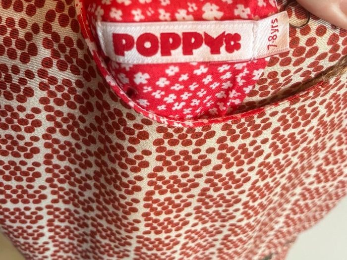 Poppy Designer Dress age 7-8 NEW