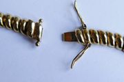Vintage Goldtone Choker Style Necklace