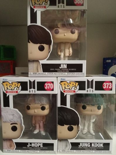 funko pop BTS figurine Jin Jungkook JHope