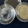 1/10 OZ Platinum and Silver Britannia Coins Image 3