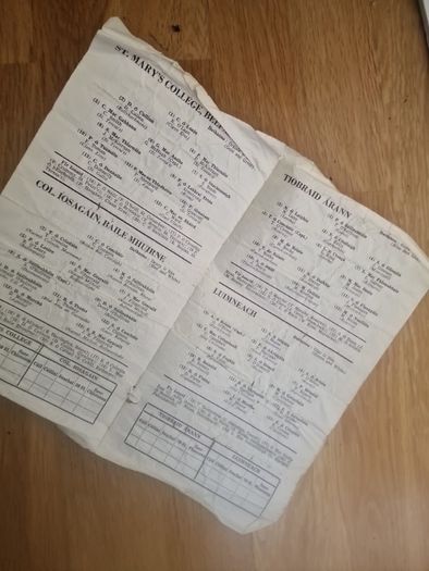Vintage 1971 GAA Match Programme - Croke Park Triple Header Tipperary, Limerick, Fermanagh