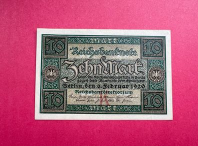 Germany  10  Marks. 1920  Pick  67a. ( Uncirculated )