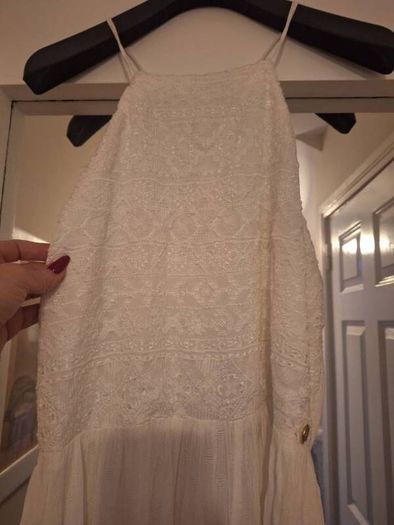 Fabulous white Superdry jumpsuit