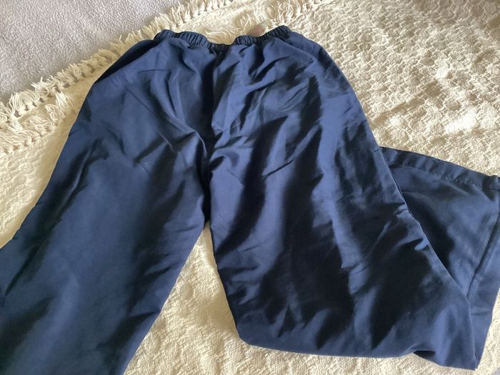 Navy Canterbury kids open hem stadium pants age 12