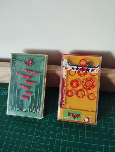 Vintage 1970s Pocket Games (Set of 2)