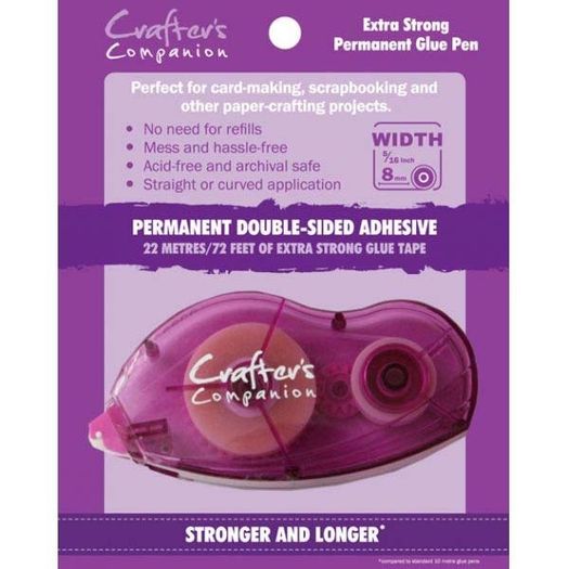Extra Strong Permanent Glue Tape Pen by Crafter's Companion OUT OF STOCK Until Feb 2022
