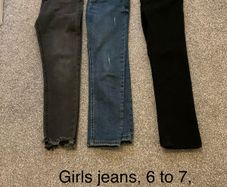 Girls jeans, 6 to 7