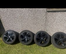 Black Alloy wheels R17 5x114.3