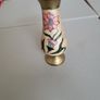 Vase miniature brass enamelled Image 2