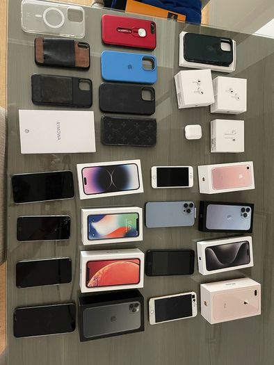 Collection of IPhones