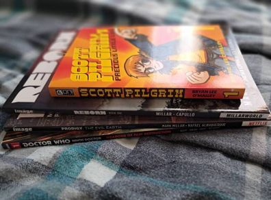 Graphic Novels  Comics Job Lot Doctor Who, Scott Pilgrim, Mark Millar