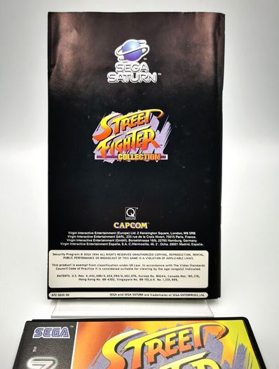Street Fighter Collection Sega Saturn PAL
