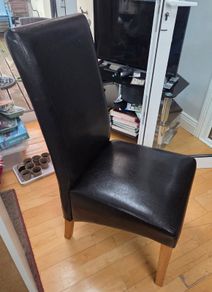Dining Room Chairs - leather