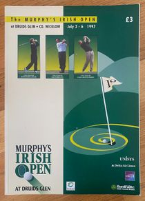 Very Rare 1997 Murphy's Irish Open Programme - Druids Glen, Co. Wicklow - Golf