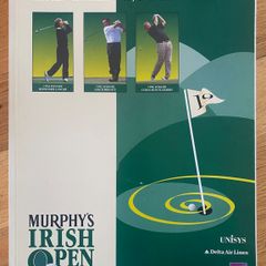 Very Rare 1997 Murphy's Irish Open Programme - Druids Glen, Co. Wicklow - Golf