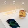 Set of 2 LED Bedside Tables with USB Charging Ports  White Image 4