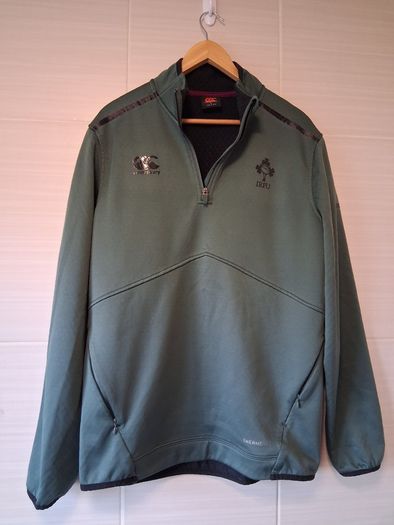 Ireland Rugby Touchline Half Zip Top. Official Canterbury Mens Top. Collect In Dublin Or Receive Via Post.