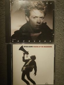 Bryan Adams. 2 albums Collection:  Reckless / Waking Up The Neighbours.