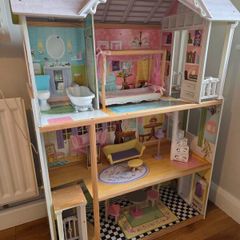 Wooden doll house