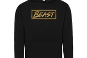 Gold Mr Beast Hoodie 50 Million Hoody Viral Youtuber Fun Cool Kids Gift Present Box