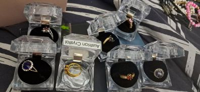 rings in boxes beautiful