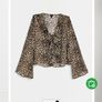 river island leopard print chiffon blouse Image 3