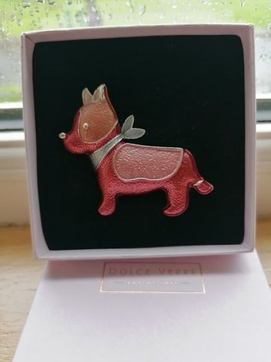 Jewellery Dog Brooch NEW