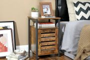 New Industrial Bed Side Locker - FREE P&amp;P