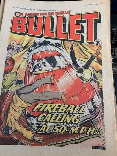 Bullet Comic x 10 Issues  29,34,35, 38,39,40,41,46,48,497-Not Continuous Running intermittently from -Sept 30th 1978 -15th Jan 197-DC Thompson-Vintage UK Comics