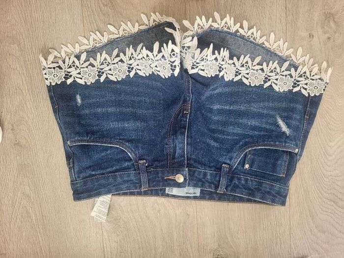 denim shorts